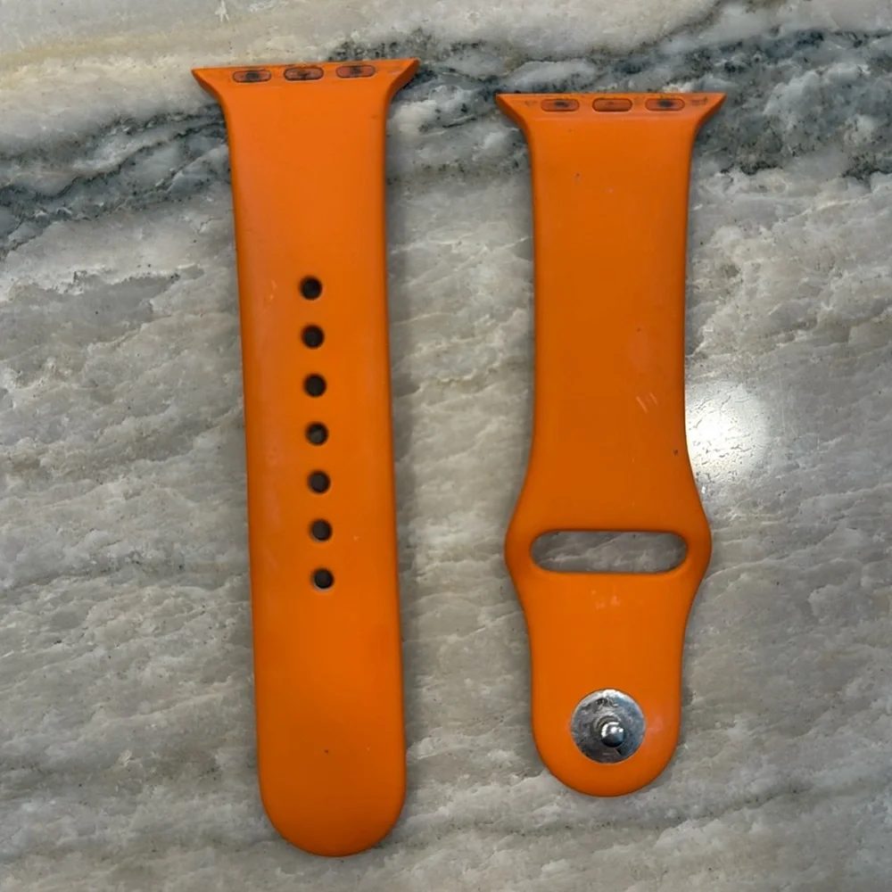 Orange Apple Watch Sport band - 38mm, size small/medium